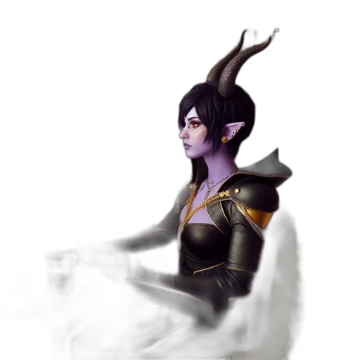 dragon, staff, mask, creature transparent PNG cut-out