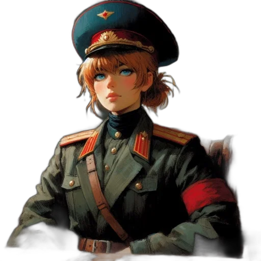 hat, staff, weapon, jacket transparent PNG cut-out