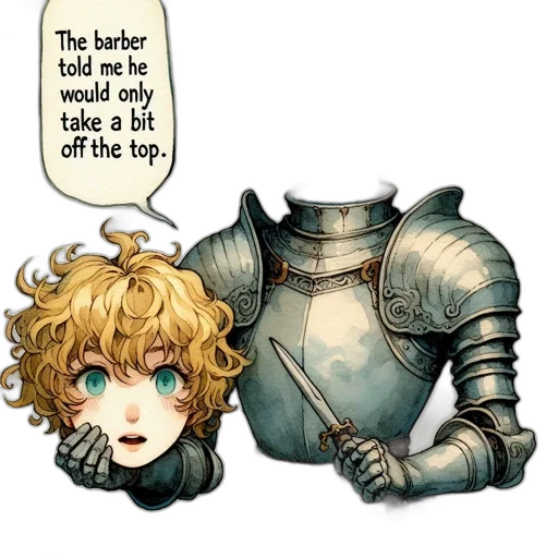 sword, weapon, hair, robot transparent PNG cut-out