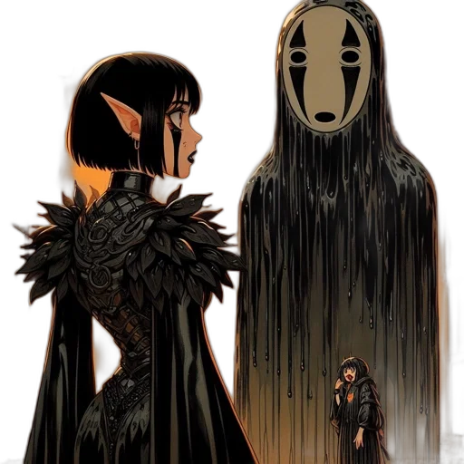 mask, creature, concept art, comic book art transparent PNG cut-out