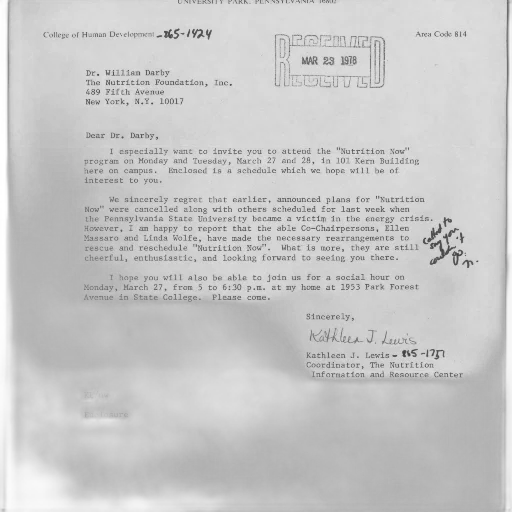 letter, kathleen, lewis, william transparent PNG cut-out