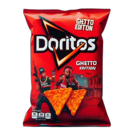 food, red, doritos, ghetto transparent PNG cut-out
