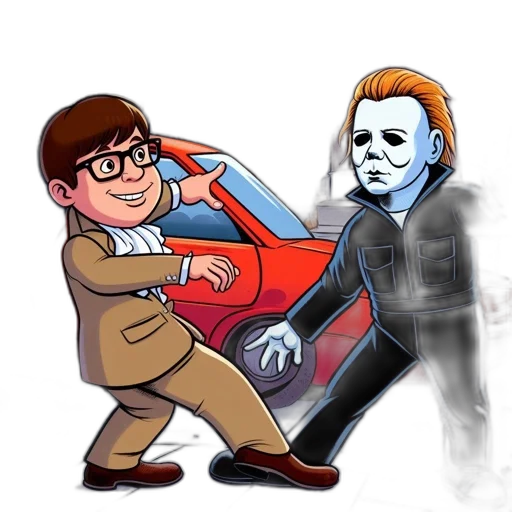 mask, comic book art, concept art, cartoon transparent PNG cut-out
