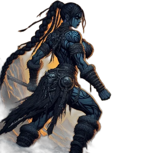 dragon, hair, fantasy art, concept art transparent PNG cut-out