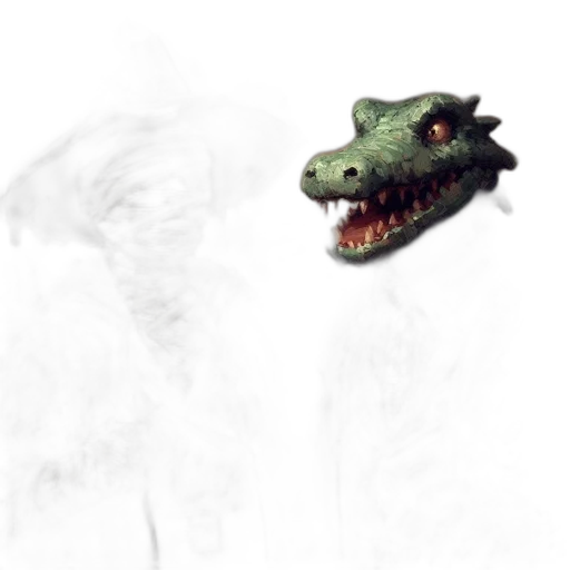 dragon, creature, animal, face transparent PNG cut-out