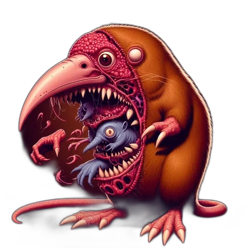 creature, animal, mask, concept art transparent PNG cut-out