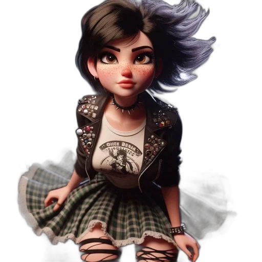 dress, jacket, face, hair transparent PNG cut-out