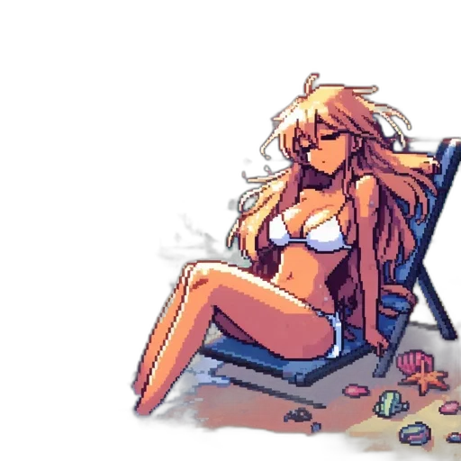 pixel art, watercolor, concept art, anime transparent PNG cut-out
