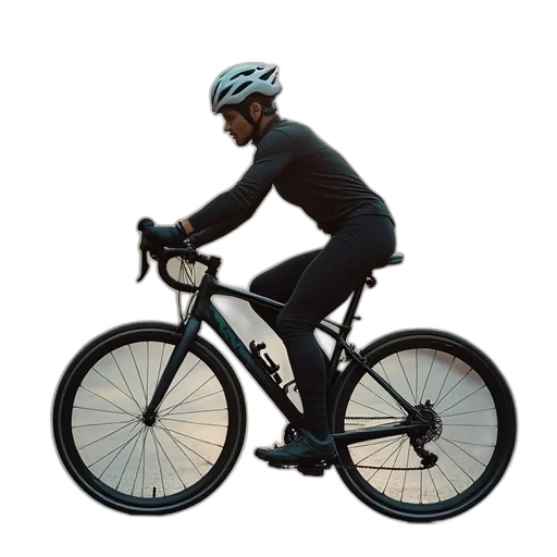 jacket, 3d render, photorealistic, bicycle transparent PNG cut-out
