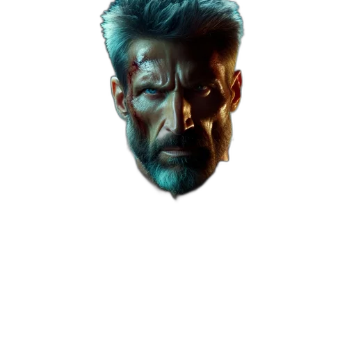 face, mask, staff, robot transparent PNG cut-out