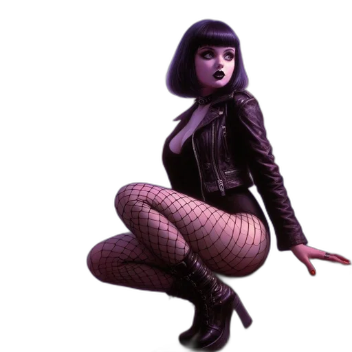 jacket, concept art, comic book art, 3d render transparent PNG cut-out