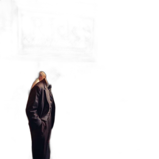 jacket, staff, dress, mask transparent PNG cut-out