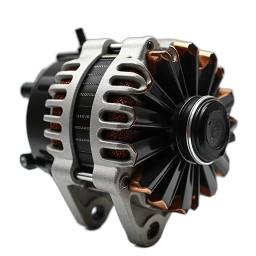 car, weapon, 3d render, alternator transparent PNG cut-out