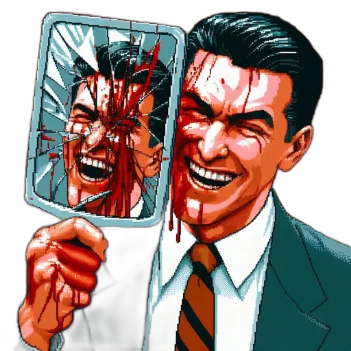 face, mask, comic book art, concept art transparent PNG cut-out