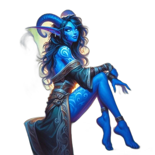 dress, staff, fantasy art, concept art transparent PNG cut-out