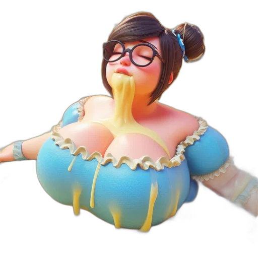 dress, food, mask, staff transparent PNG cut-out