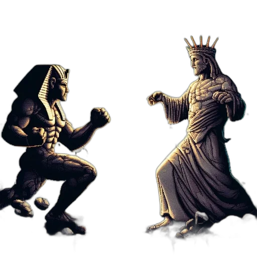 concept art, fantasy art, comic book art, pixel art transparent PNG cut-out