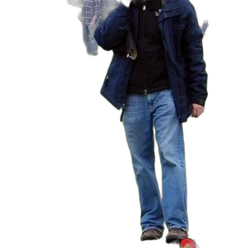 jacket, staff, umbrella, hat transparent PNG cut-out