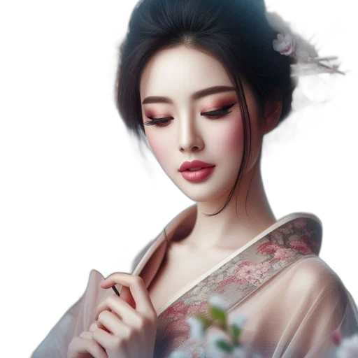 jewelry, dress, face, photorealistic transparent PNG cut-out