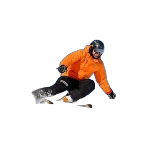 staff, 3d render, photorealistic, skier transparent PNG cut-out