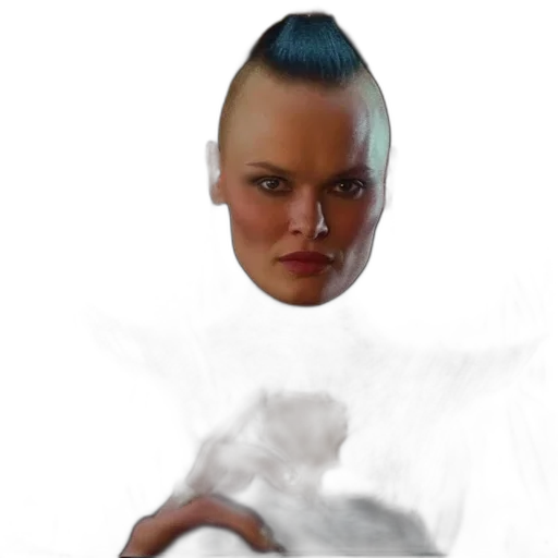 face, mask, dragon, hair transparent PNG cut-out