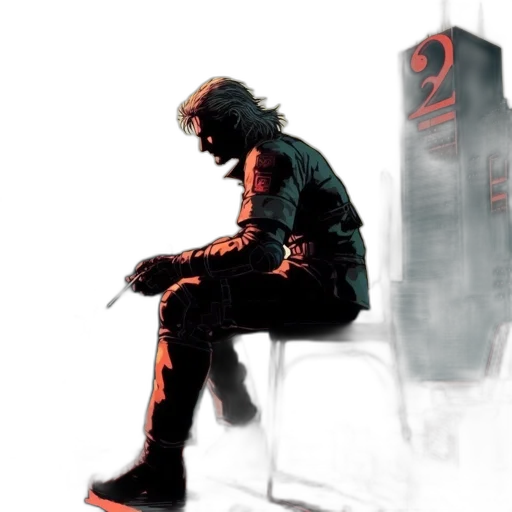robot, jacket, concept art, cyberpunk transparent PNG cut-out