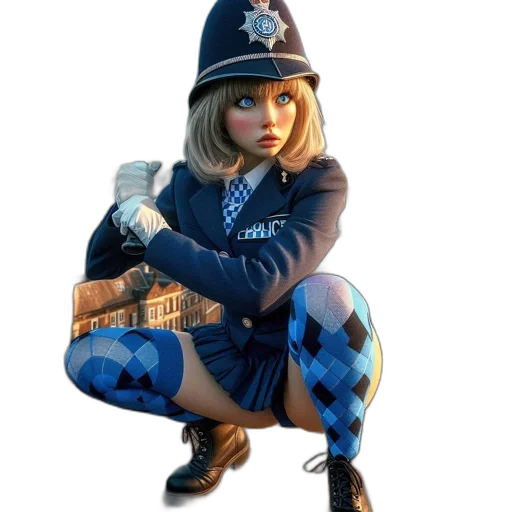 jacket, staff, hat, dress transparent PNG cut-out