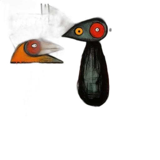 mask, animal, staff, creature transparent PNG cut-out