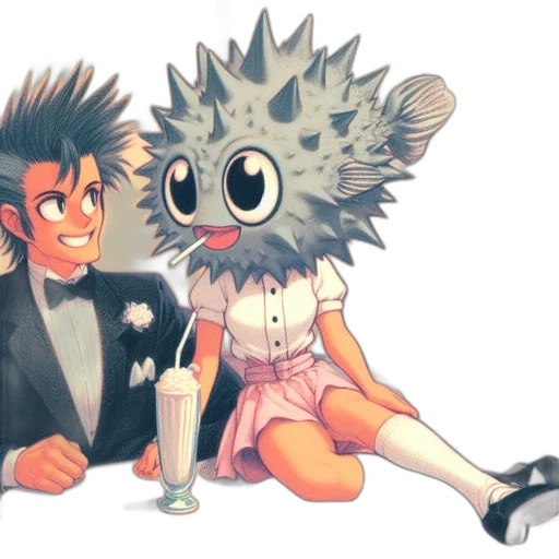 anime, concept art, cartoon, watercolor transparent PNG cut-out