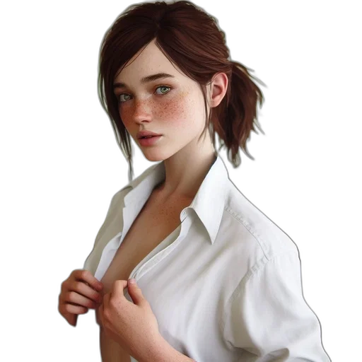 jacket, dress, face, staff transparent PNG cut-out