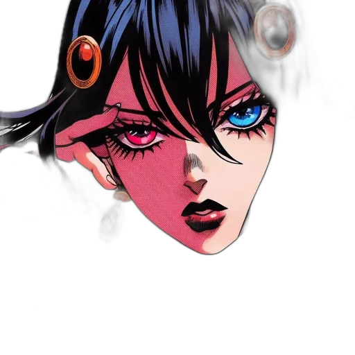 face, mask, jewelry, comic book art transparent PNG cut-out