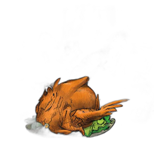 creature, animal, food, dragon transparent PNG cut-out