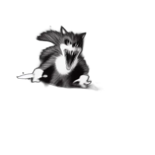 creature, animal, hair, dragon transparent PNG cut-out