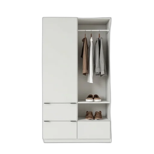 furniture, shoes, 3d render, earth tones transparent PNG cut-out