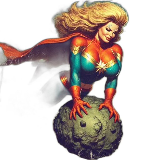 comic book art, concept art, fantasy art, photorealistic transparent PNG cut-out
