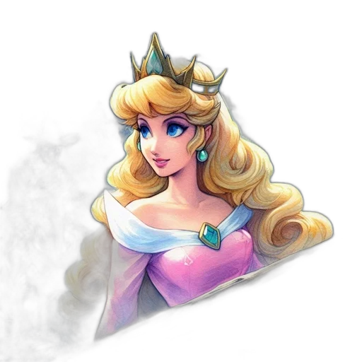 crown, dress, jewelry, staff transparent PNG cut-out