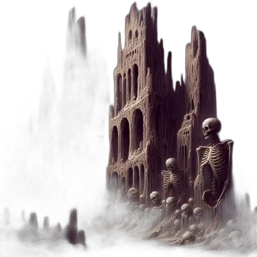 concept art, fantasy art, 3d render, photorealistic transparent PNG cut-out