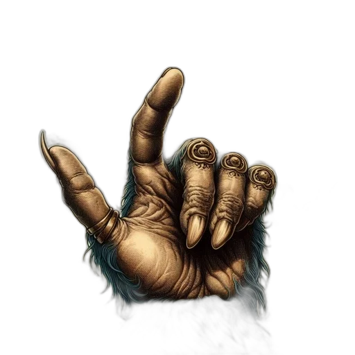 weapon, jewelry, hair, staff transparent PNG cut-out