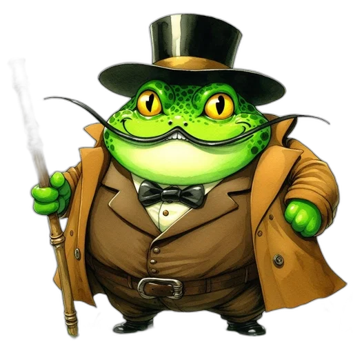 staff, hat, dragon, animal transparent PNG cut-out