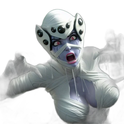 mask, robot, creature, face transparent PNG cut-out