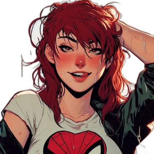 face, jacket, comic book art, cartoon transparent PNG cut-out