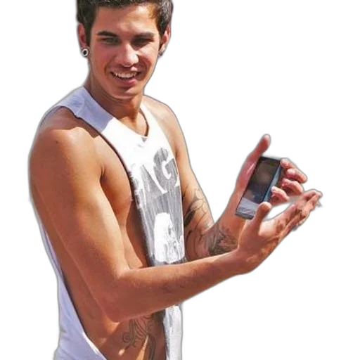 weapon, photorealistic, young, man transparent PNG cut-out
