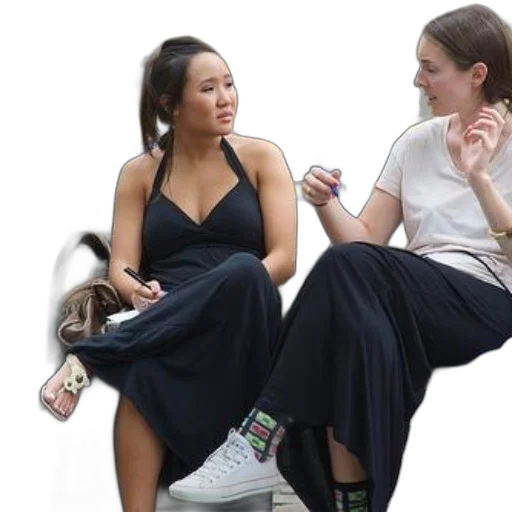 shoes, dress, two, women transparent PNG cut-out