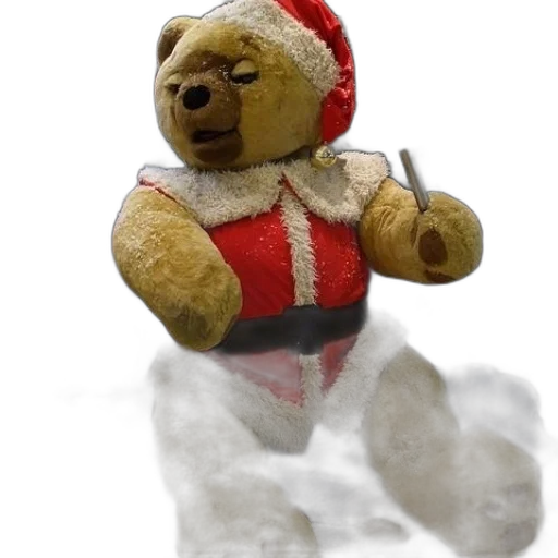 staff, 3d render, large, teddy transparent PNG cut-out