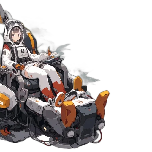 robot, weapon, car, jacket transparent PNG cut-out