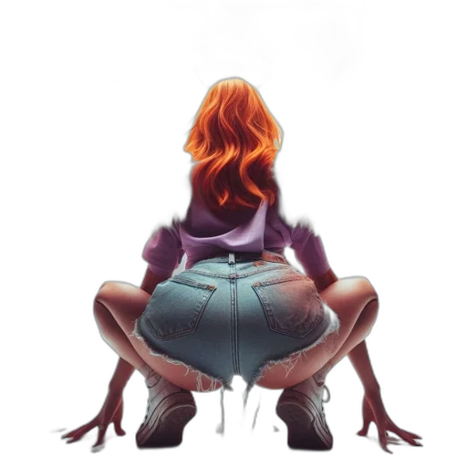 jacket, dress, hair, robot transparent PNG cut-out