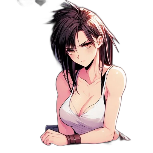 staff, weapon, hair, anime transparent PNG cut-out