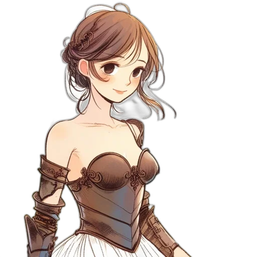 dress, staff, crown, weapon transparent PNG cut-out
