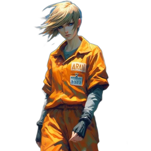 jacket, staff, weapon, dress transparent PNG cut-out