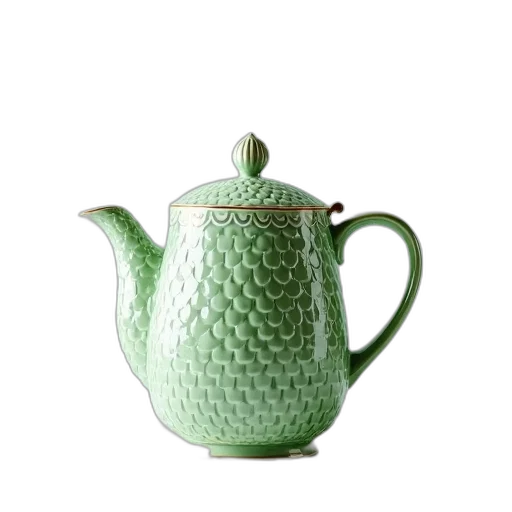 3d render, photorealistic, green, coffee transparent PNG cut-out